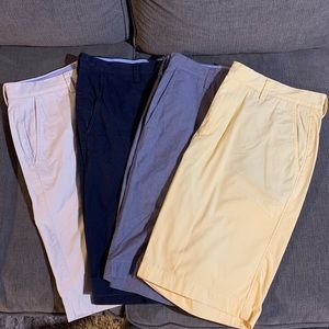 4 J CREW SHORTS LIGHT WEIGHT - size 34